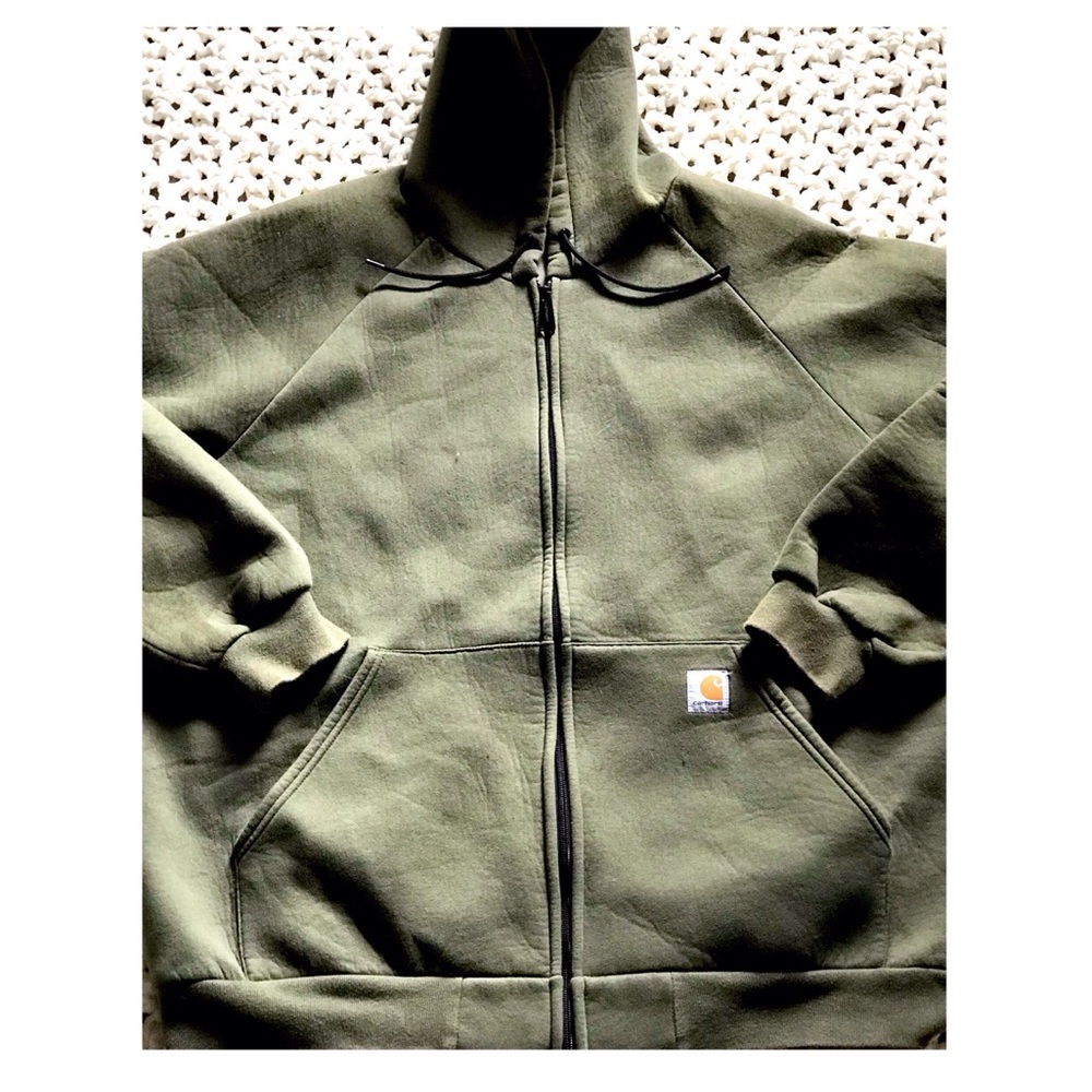 Carhartt Men’s Lined Zip Up Hoodie Jacket